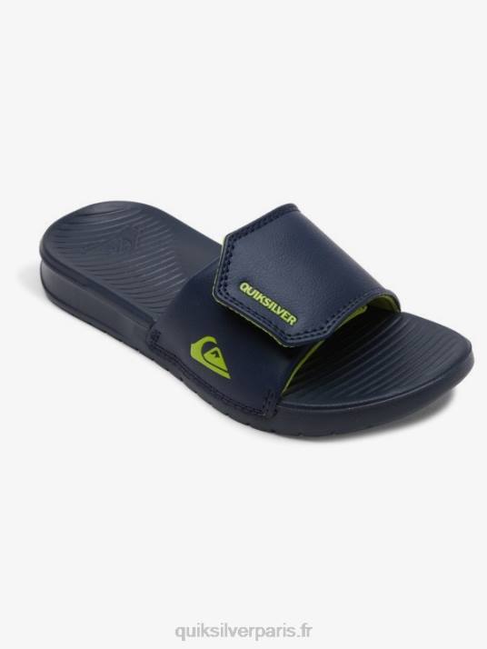garçons Quiksilver 8-16 curseurs de réglage de la côte lumineuse D6PT2187 bleu vert