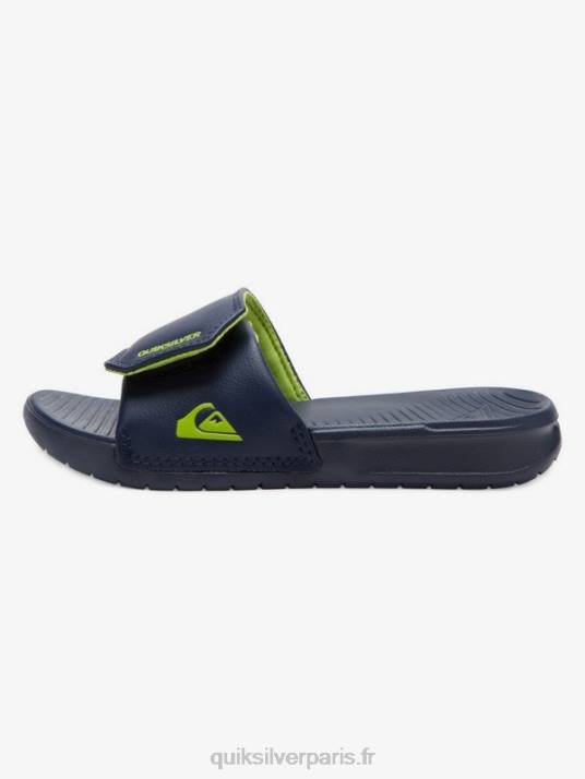 garçons Quiksilver 8-16 curseurs de réglage de la côte lumineuse D6PT2187 bleu vert