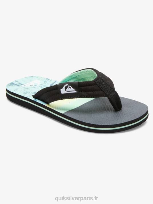garçons Quiksilver 8-16 molokai layback sandale de base pour jeunes D6PT2249 vert 1