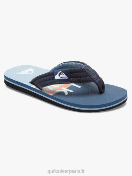 garçons Quiksilver 8-16 molokai layback sandale de base pour jeunes D6PT2250 bleu 3