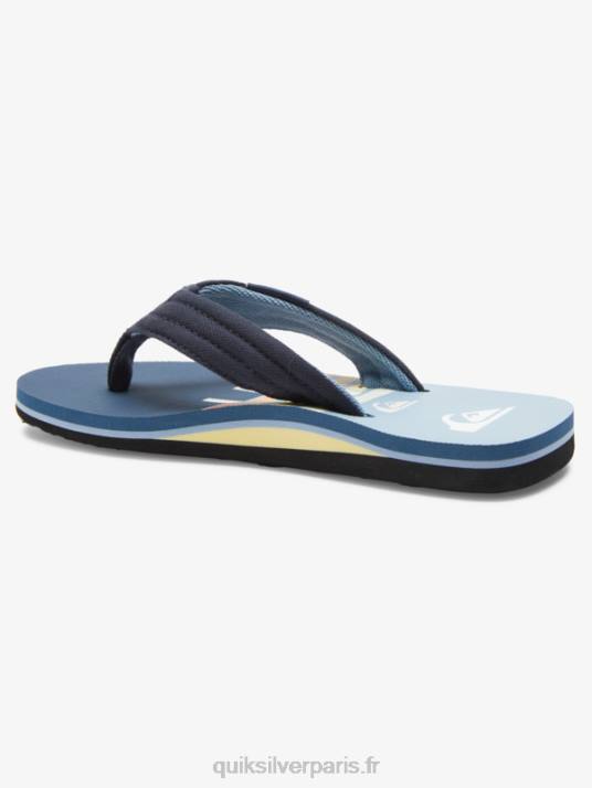 garçons Quiksilver 8-16 molokai layback sandale de base pour jeunes D6PT2250 bleu 3