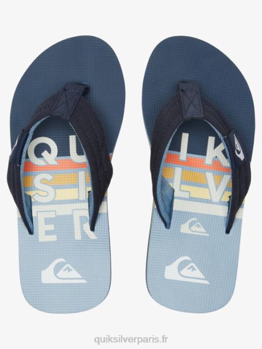 garçons Quiksilver 8-16 molokai layback sandale de base pour jeunes D6PT2250 bleu 3