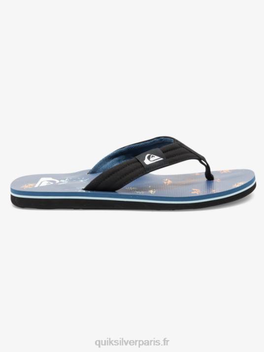 garçons Quiksilver 8-16 molokai layback sandale de base pour jeunes D6PT2251 bleu 4
