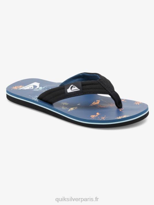 garçons Quiksilver 8-16 molokai layback sandale de base pour jeunes D6PT2251 bleu 4