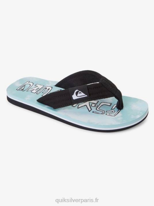 garçons Quiksilver 8-16 molokai layback sandale de base pour jeunes D6PT2253 bleu 1
