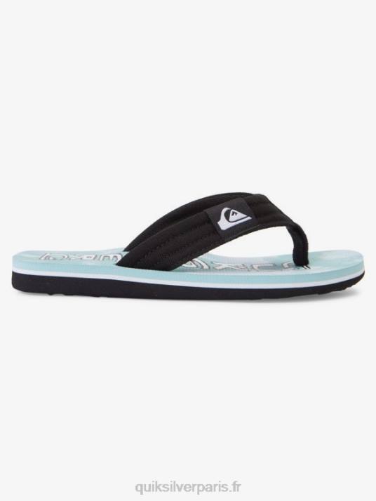 garçons Quiksilver 8-16 molokai layback sandale de base pour jeunes D6PT2253 bleu 1
