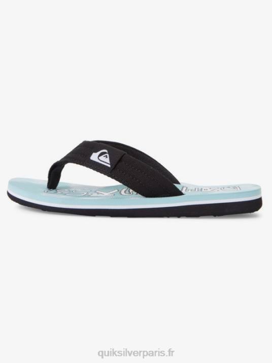 garçons Quiksilver 8-16 molokai layback sandale de base pour jeunes D6PT2253 bleu 1