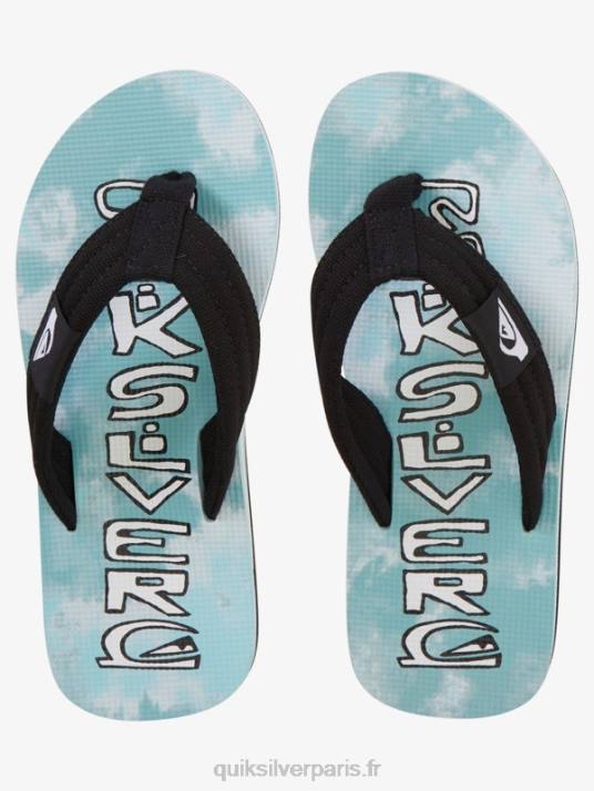 garçons Quiksilver 8-16 molokai layback sandale de base pour jeunes D6PT2253 bleu 1