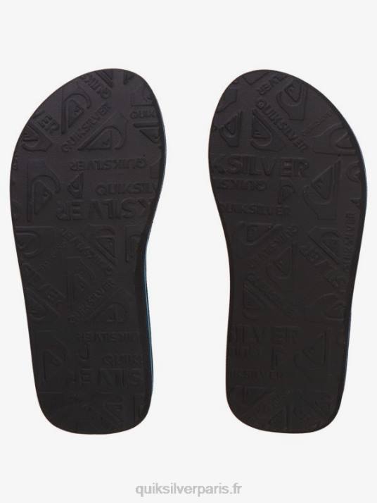 garçons Quiksilver 8-16 molokai layback sandale de base pour jeunes D6PT2254 noir