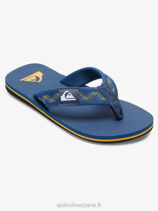 garçons Quiksilver 8-16 sandales à coutures molokai D6PT2149 bleu 1