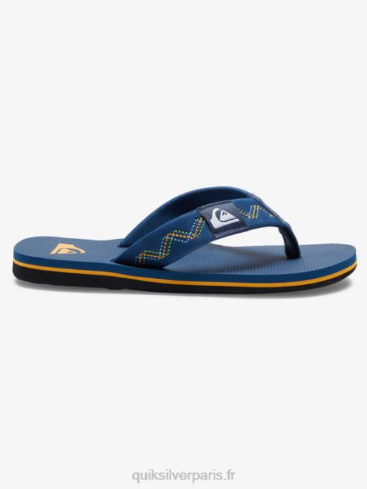 garçons Quiksilver 8-16 sandales à coutures molokai D6PT2149 bleu 1