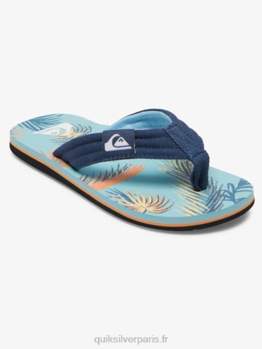 garçons Quiksilver 8-16 sandales décontractées molokai D6PT1991 bleu 2