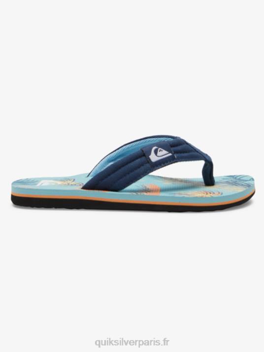 garçons Quiksilver 8-16 sandales décontractées molokai D6PT1991 bleu 2