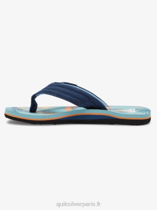 garçons Quiksilver 8-16 sandales décontractées molokai D6PT1991 bleu 2