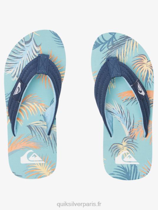 garçons Quiksilver 8-16 sandales décontractées molokai D6PT1991 bleu 2
