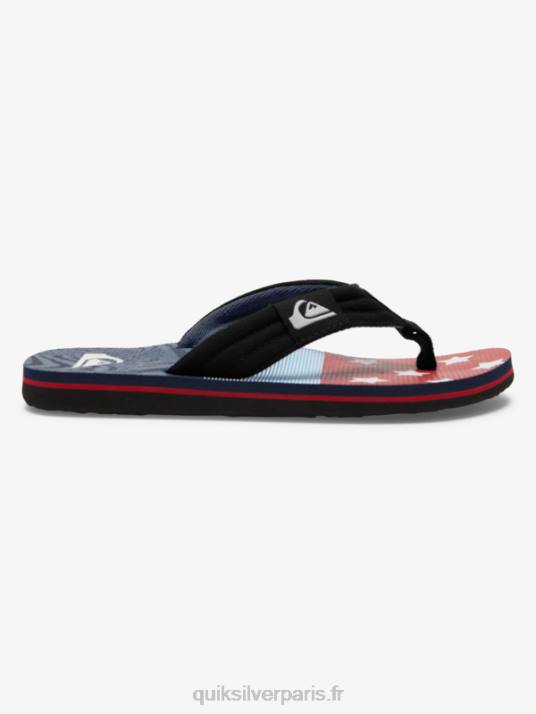 garçons Quiksilver 8-16 sandales décontractées molokai D6PT1992 bleu 3