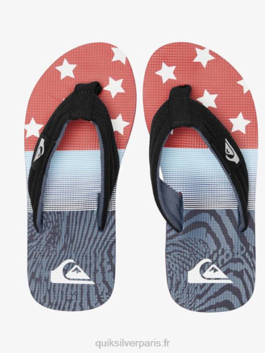 garçons Quiksilver 8-16 sandales décontractées molokai D6PT1992 bleu 3