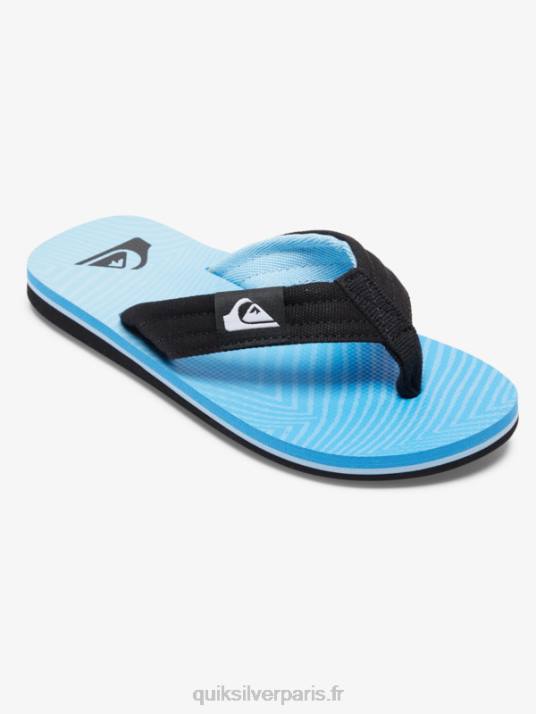 garçons Quiksilver 8-16 sandales décontractées molokai D6PT1996 bleu 7