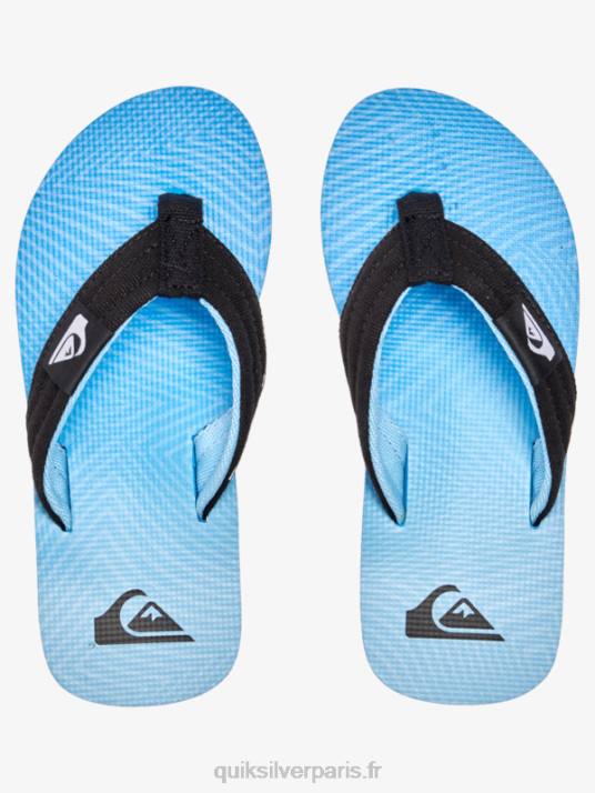garçons Quiksilver 8-16 sandales décontractées molokai D6PT1996 bleu 7