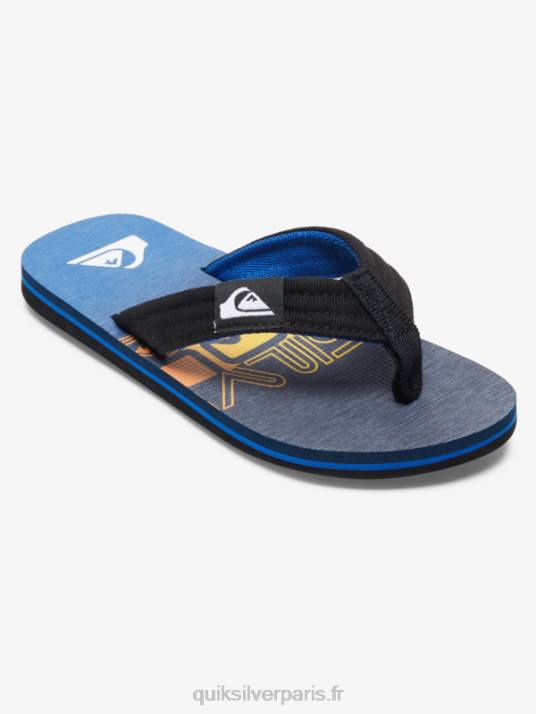 garçons Quiksilver 8-16 sandales décontractées molokai D6PT1998 bleu 6