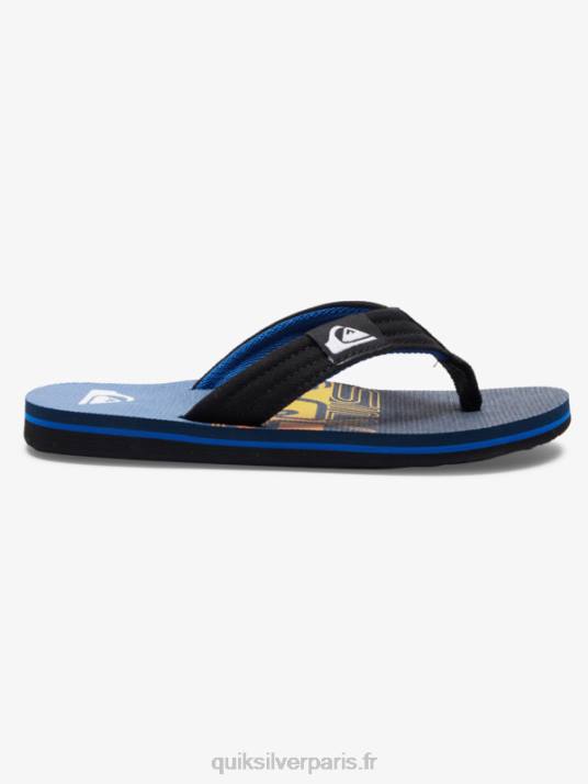 garçons Quiksilver 8-16 sandales décontractées molokai D6PT1998 bleu 6