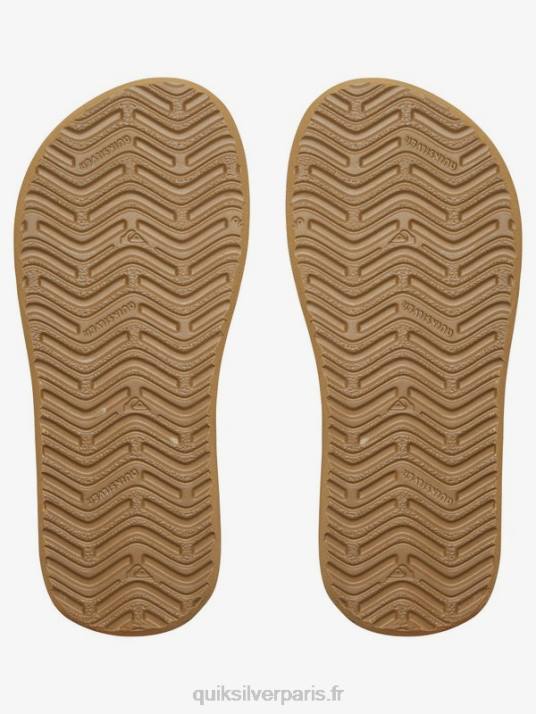 garçons Quiksilver 8-16 sandales en forme de clé à molette D6PT2284 beige - solide
