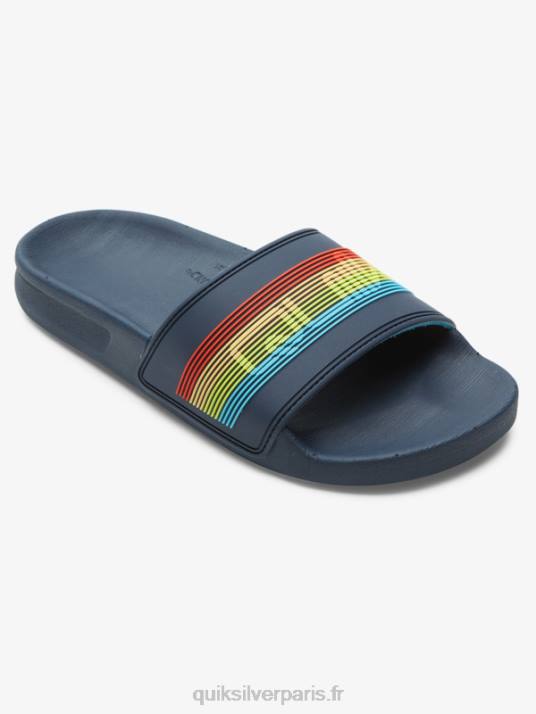 garçons Quiksilver 8-16 sandales à enfiler rivi D6PT2162 bleu 2
