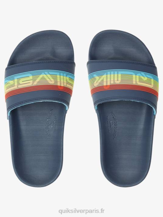 garçons Quiksilver 8-16 sandales à enfiler rivi D6PT2162 bleu 2