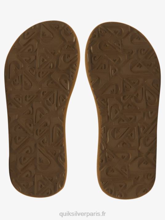 garçons Quiksilver 8-16 sandales à âme en daim Carver D6PT2092 bronzer 1