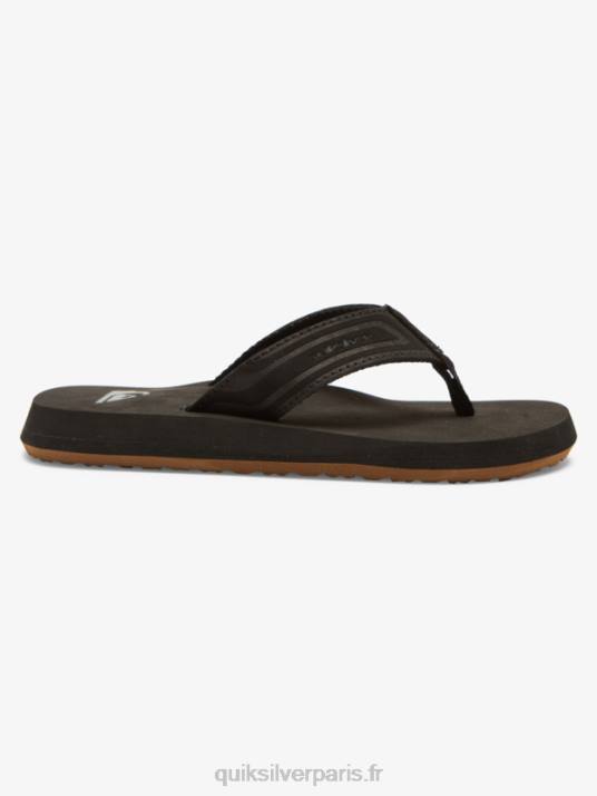 garçons Quiksilver 8-16 sandales à noyau de clé à molette D6PT2181 noir