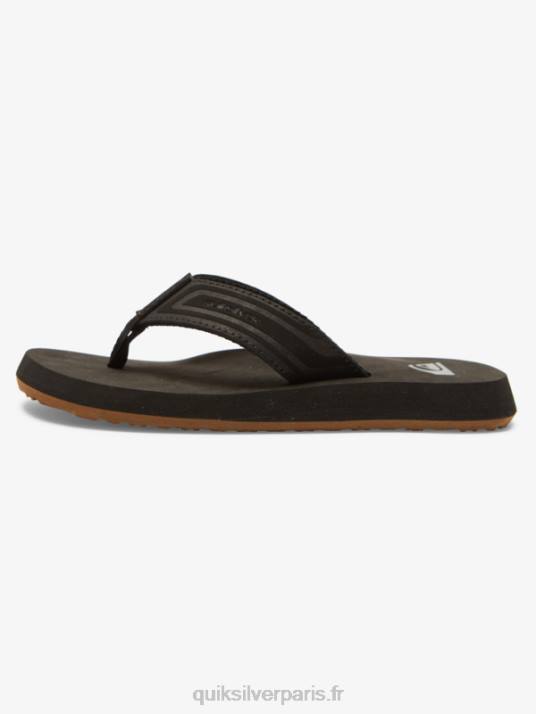 garçons Quiksilver 8-16 sandales à noyau de clé à molette D6PT2181 noir