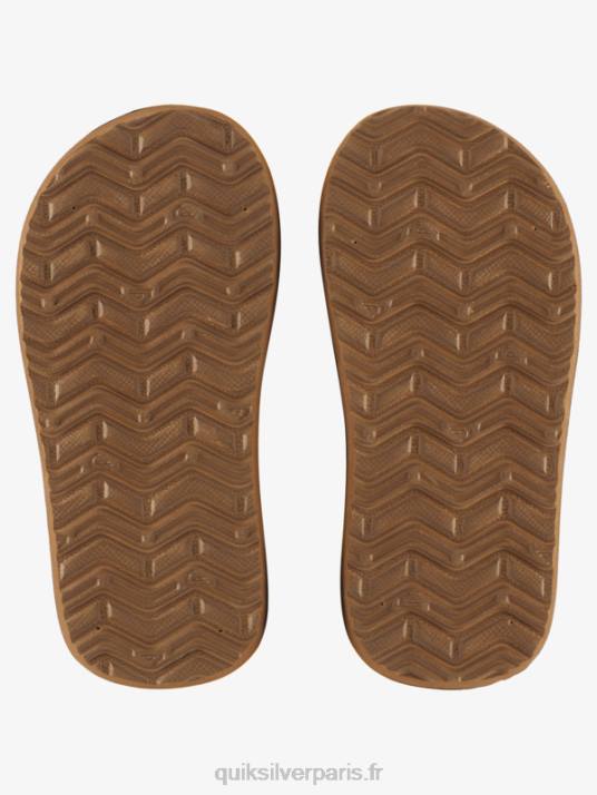 garçons Quiksilver 8-16 sandales à noyau de clé à molette D6PT2181 noir