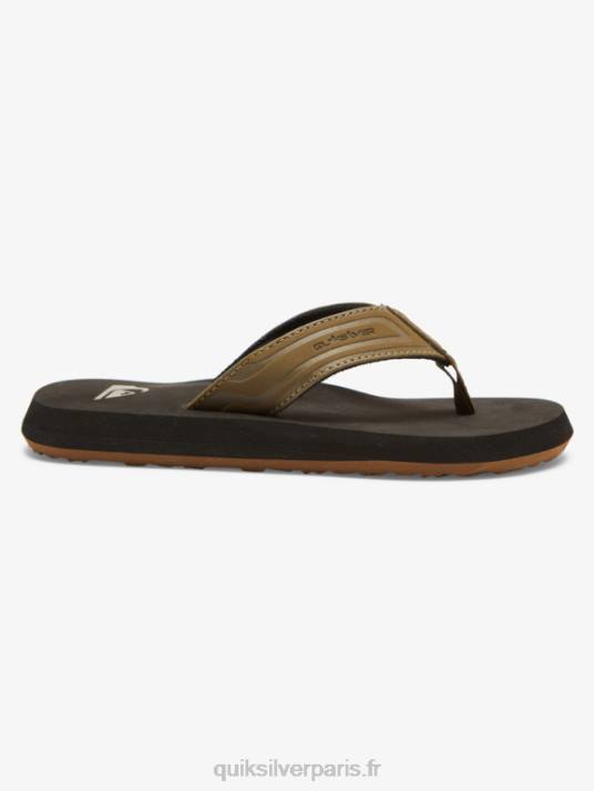 garçons Quiksilver 8-16 sandales à noyau de clé à molette D6PT2182 bronzer 1