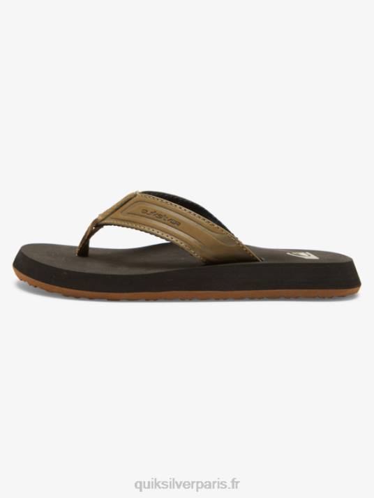 garçons Quiksilver 8-16 sandales à noyau de clé à molette D6PT2182 bronzer 1