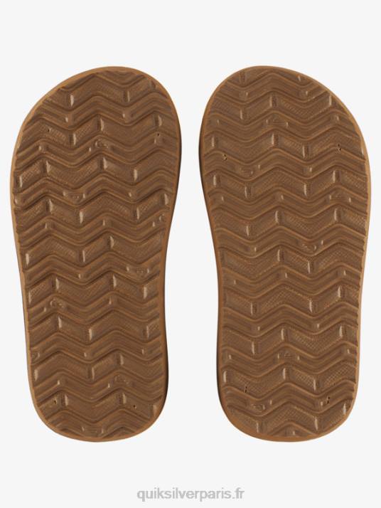 garçons Quiksilver 8-16 sandales à noyau de clé à molette D6PT2182 bronzer 1