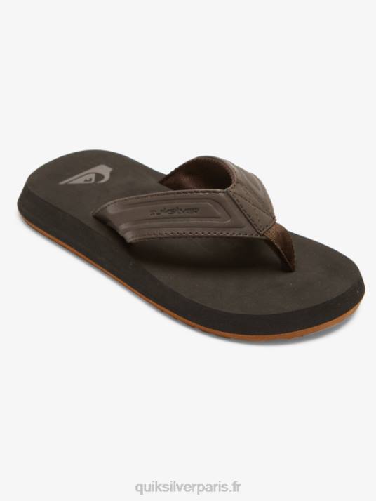garçons Quiksilver 8-16 sandales à noyau de clé à molette D6PT2183 marron 1