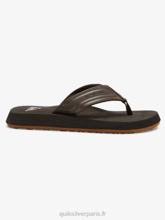 garçons Quiksilver 8-16 sandales à noyau de clé à molette D6PT2183 marron 1