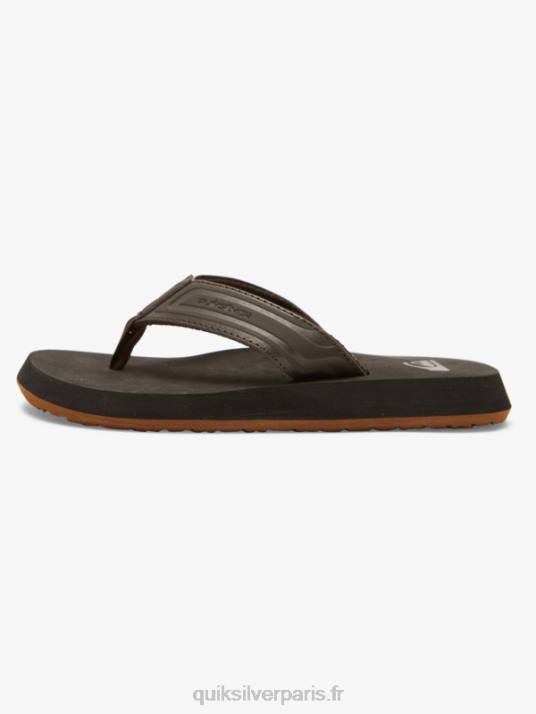 garçons Quiksilver 8-16 sandales à noyau de clé à molette D6PT2183 marron 1