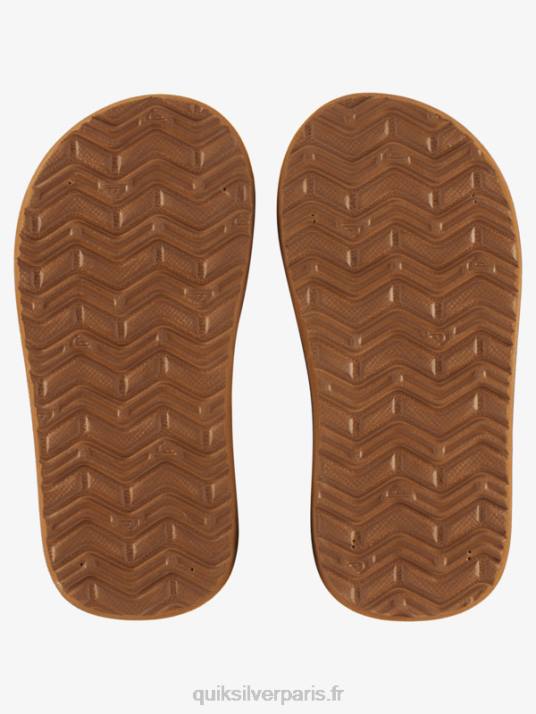 garçons Quiksilver 8-16 sandales à noyau de clé à molette D6PT2183 marron 1