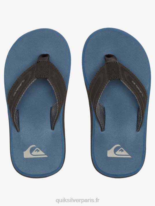 garçons Quiksilver 8-16 sandales à noyau de clé à molette D6PT2184 bleu 1
