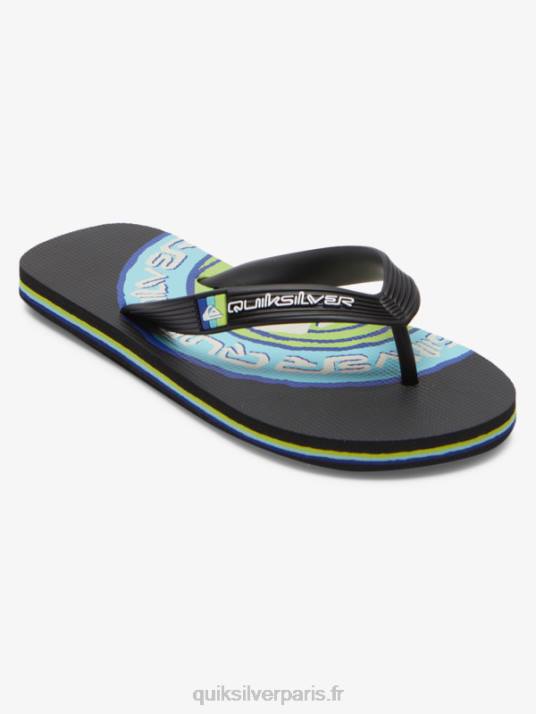 garçons Quiksilver 8-16 tongs molokai D6PT2024 noir