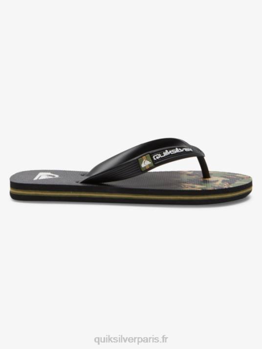 garçons Quiksilver 8-16 tongs molokai D6PT2025 vert 1