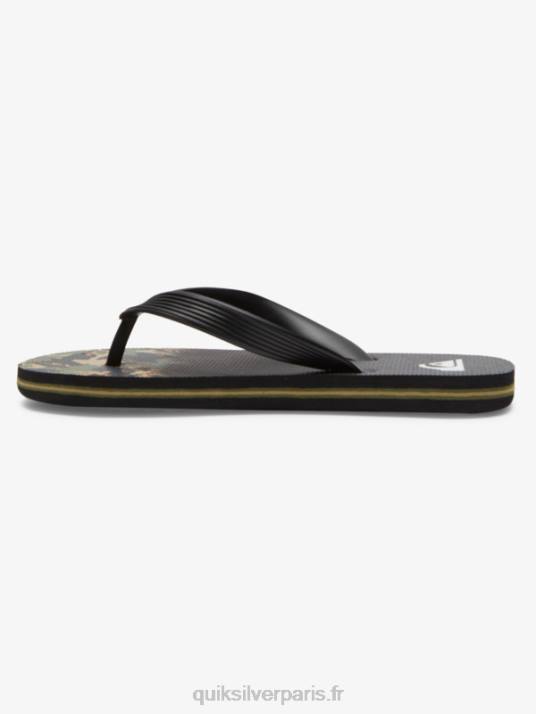 garçons Quiksilver 8-16 tongs molokai D6PT2025 vert 1