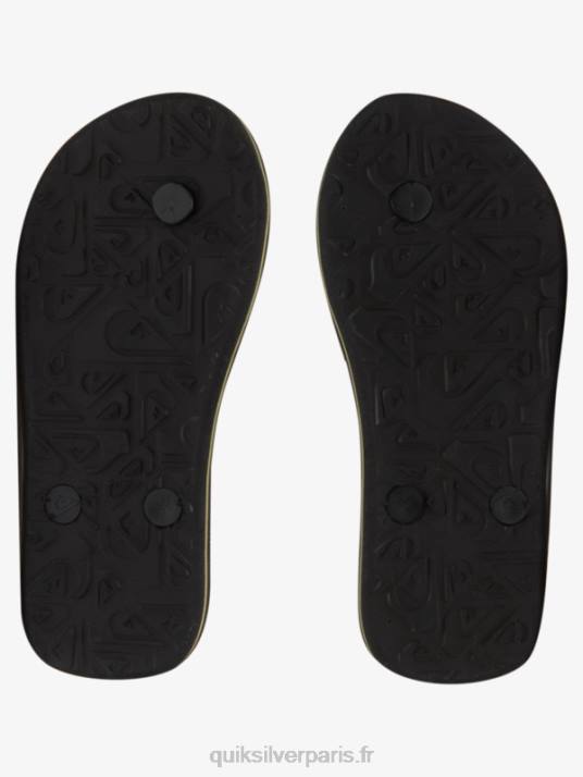 garçons Quiksilver 8-16 tongs molokai D6PT2025 vert 1