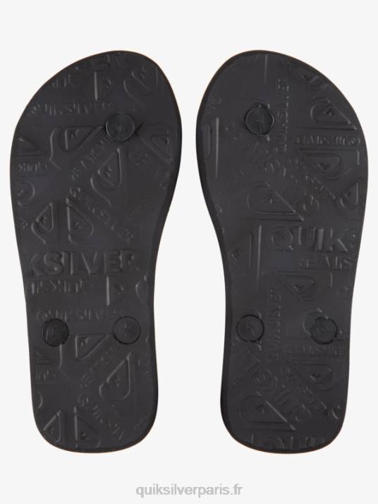garçons Quiksilver 8-16 tongs molokai D6PT2030 noir/bleu