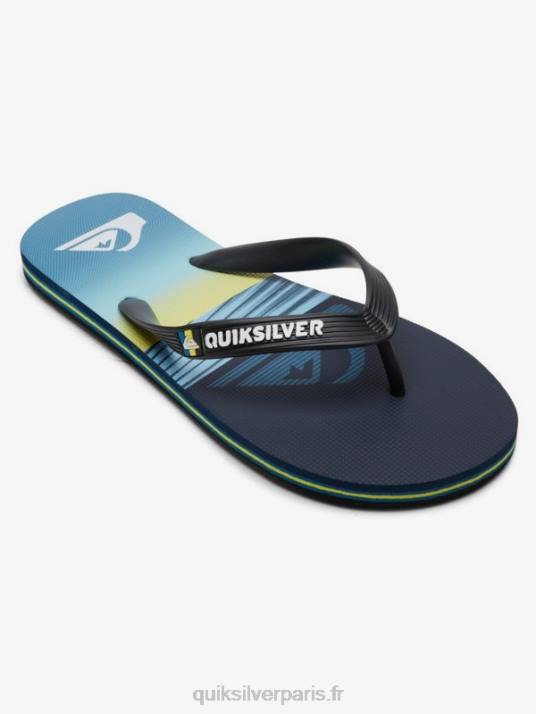 garçons Quiksilver 8-16 tongs molokai D6PT2031 bleu 1