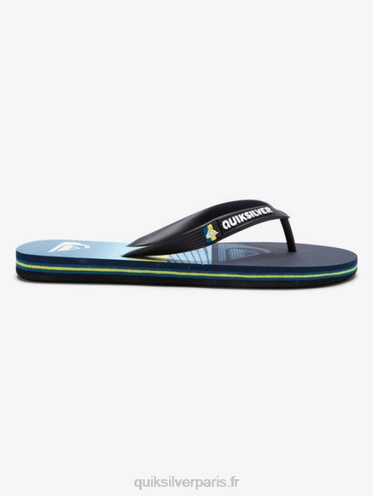 garçons Quiksilver 8-16 tongs molokai D6PT2031 bleu 1