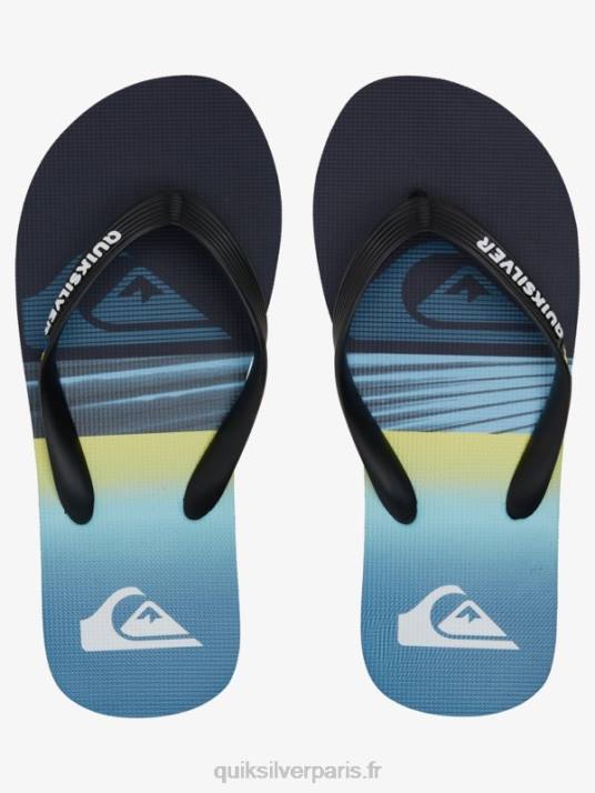 garçons Quiksilver 8-16 tongs molokai D6PT2031 bleu 1
