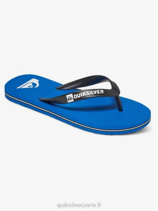 garçons Quiksilver 8-16 tongs molokai D6PT2107 noir/bleu