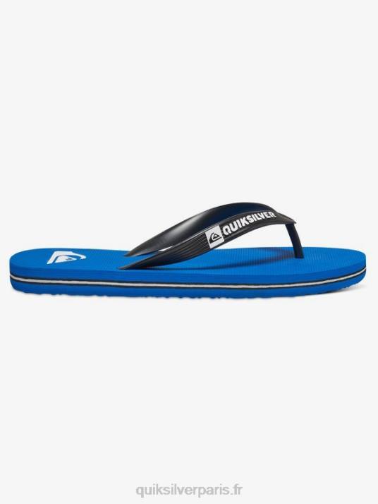 garçons Quiksilver 8-16 tongs molokai D6PT2107 noir/bleu